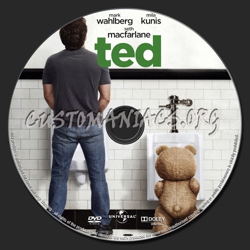 Ted dvd label