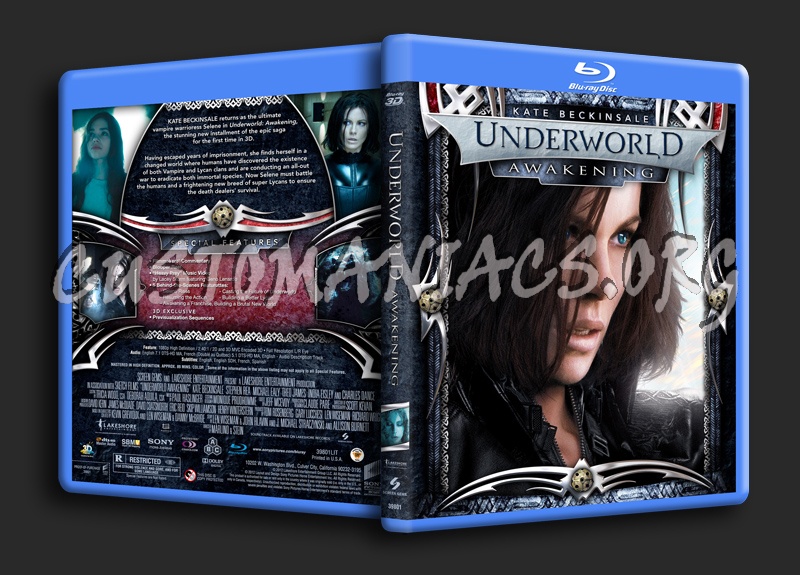 Underworld Awakening blu-ray cover