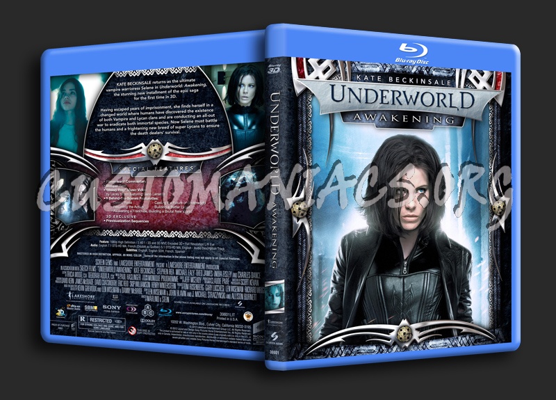 Underworld Awakening blu-ray cover