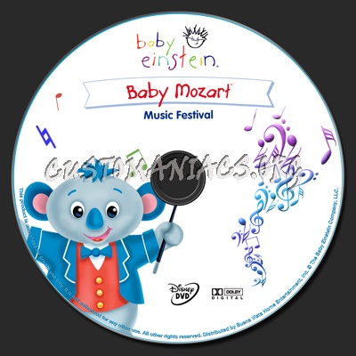 Baby Einstein Baby Mozart Music Festival dvd label