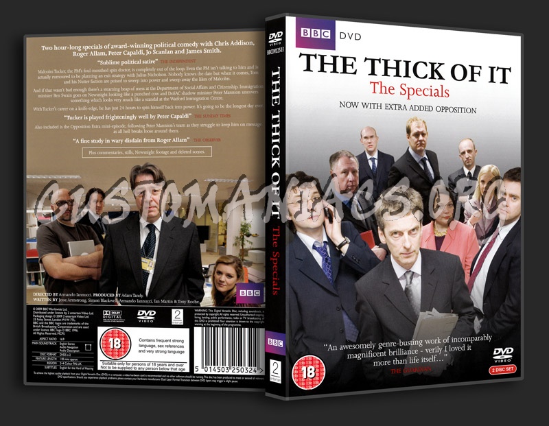 The Thick of It: The Specials dvd cover