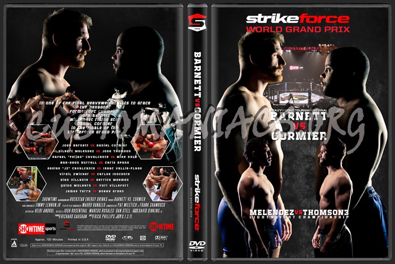 Strikeforce Barnett vs Cormier dvd cover