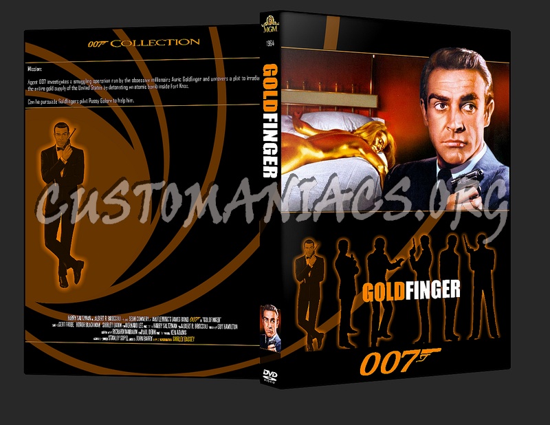 007 James Bond - Goldfinger dvd cover