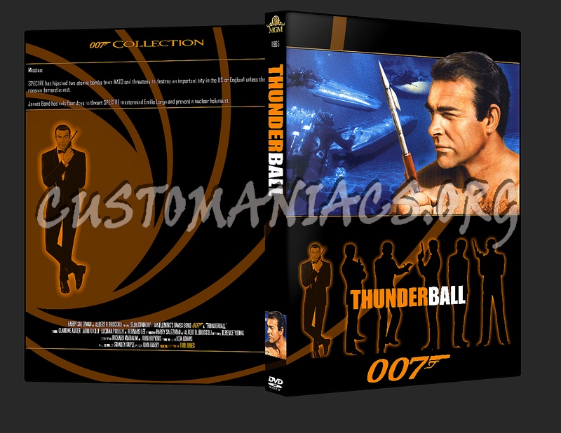 007 James Bond - Thunderball dvd cover