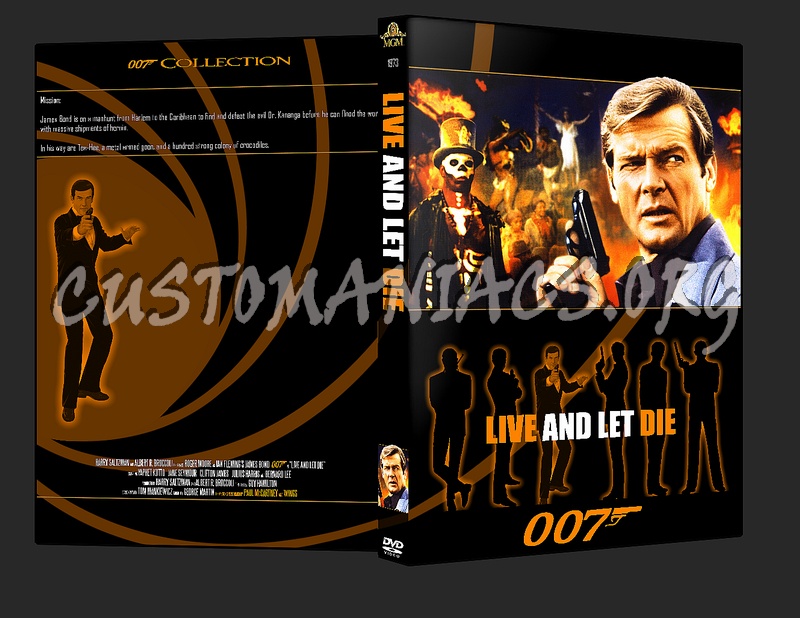 007 James Bond - Live and Let Die dvd cover