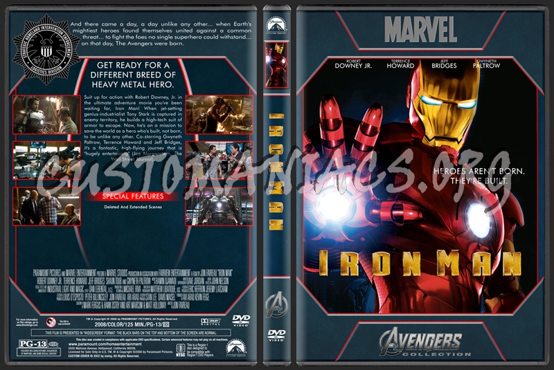 Avengers Collection - Iron Man dvd cover
