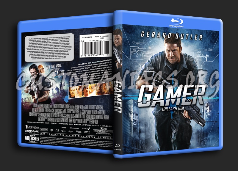 Gamer blu-ray cover