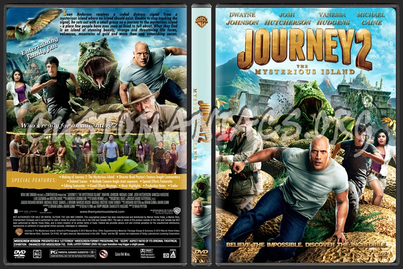 Journey 2: The Mysterious Island dvd cover