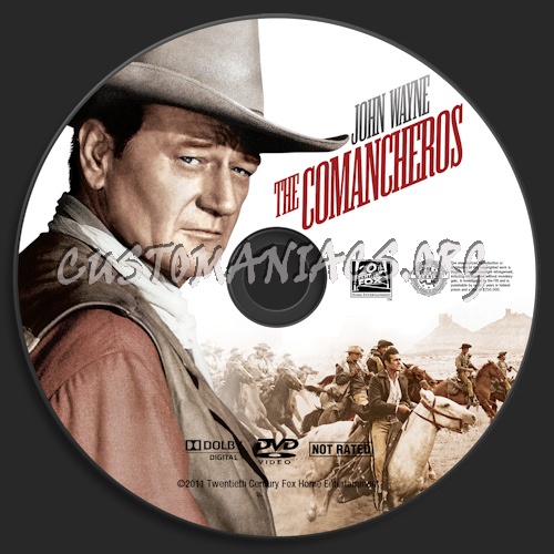 The Comancheros dvd label