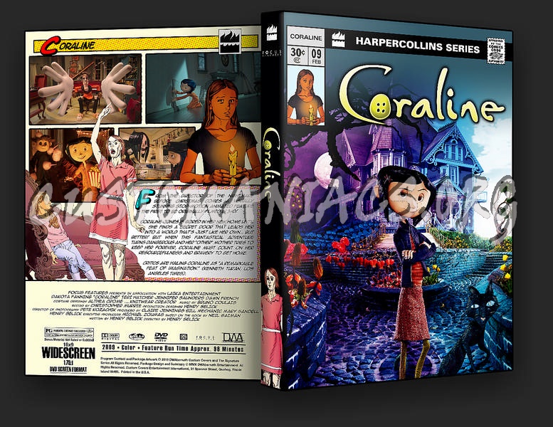 Coraline dvd cover