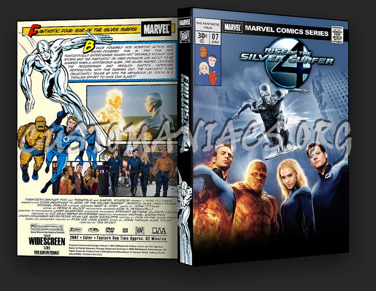 Fantastic Four: Rise of the Silver Surfer dvd cover