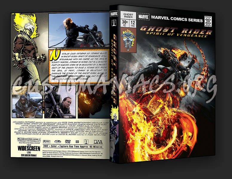 Ghost Rider: Spirit of Vengeance dvd cover