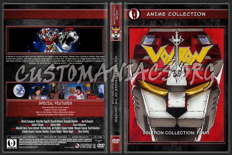 Anime Collection Voltron Defender Of The Universe Collection Four dvd cover