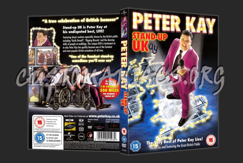 Peter Kay Stand Up UKay dvd cover