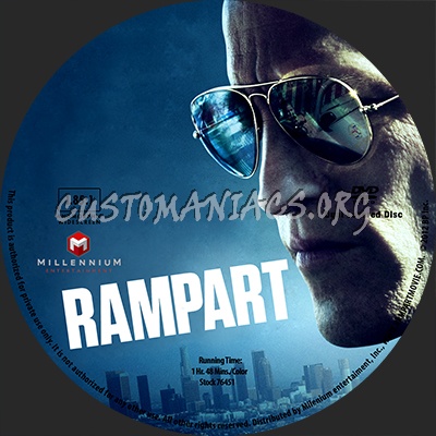 Rampart dvd label