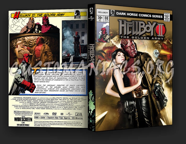 Hellboy II: The Golden Army dvd cover