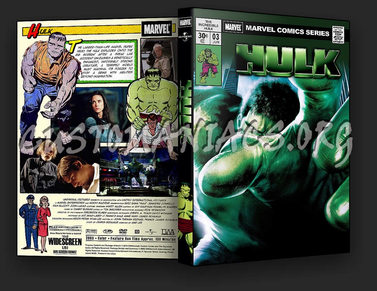 Hulk dvd cover