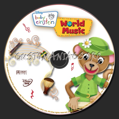 Baby Einstein World Music dvd label