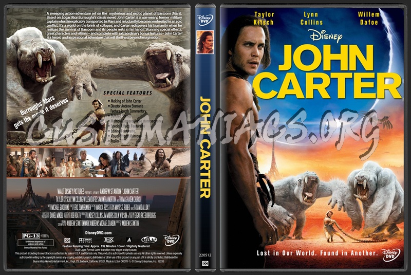John Carter dvd cover