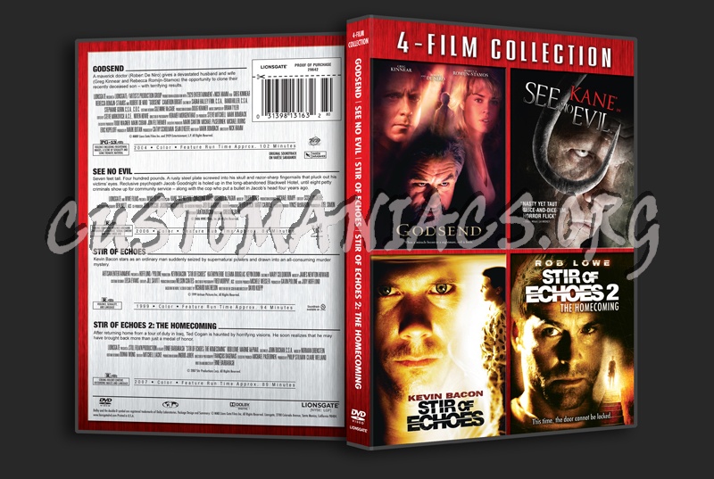 Godsend / See No Evil / Stir of Echoes / Stir of Echoes 2 dvd cover