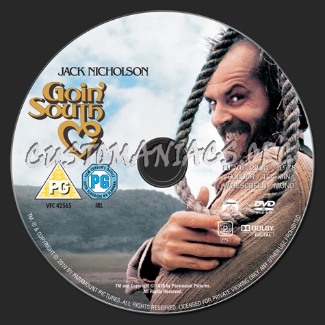 Goin' South dvd label