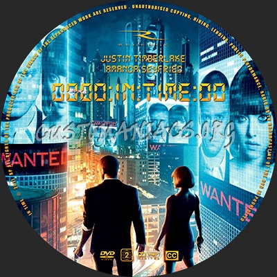 In time dvd label