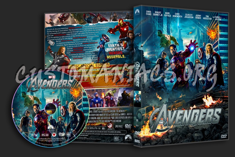 The Avengers dvd cover