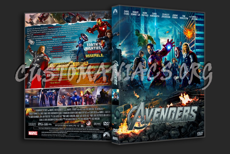 The Avengers dvd cover