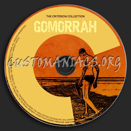 493 - Gomorrah dvd label