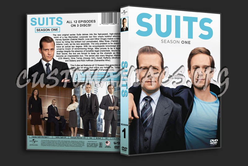 Suits - Season 1 dvd cover