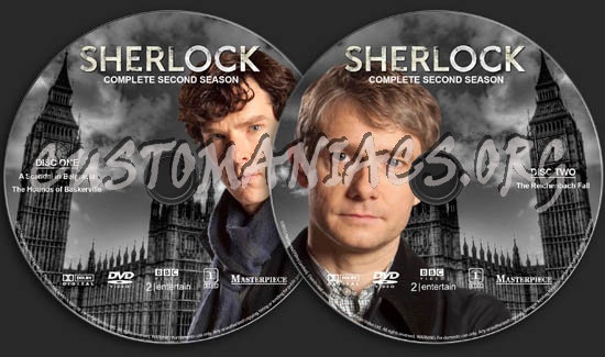 Sherlock: Season 2 dvd label
