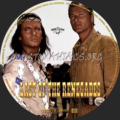 Last of the Renegades dvd label
