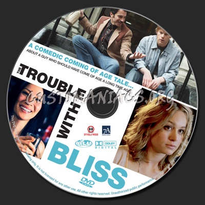 The Trouble With Bliss dvd label