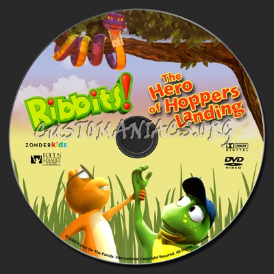 Ribbits! The Hero Of Hoppers Landing dvd label