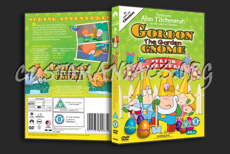 Gordon the Garden Gnome: Spring Adventures dvd cover