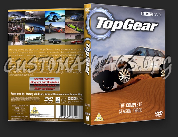 Top Gear Season Three dvd cover
