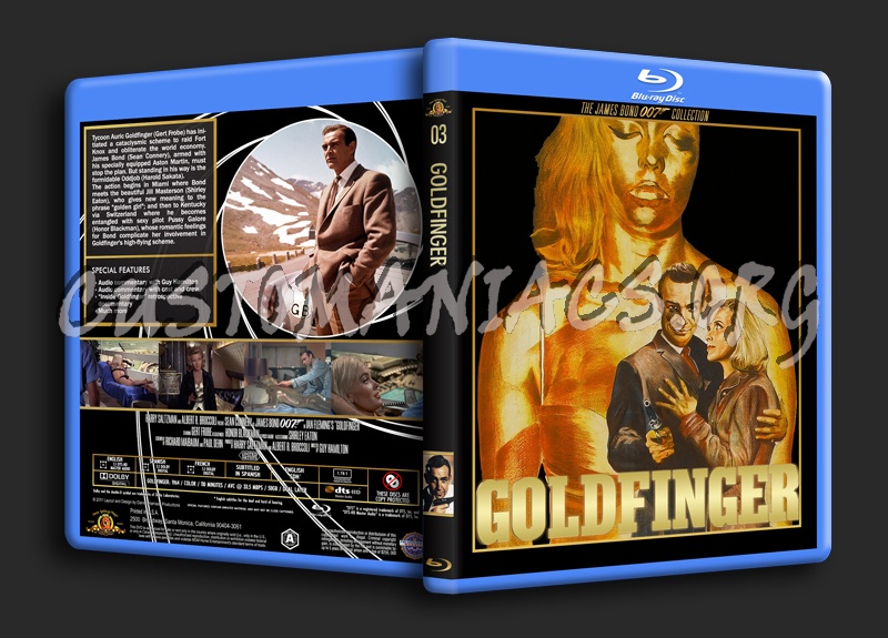Goldfinger blu-ray cover