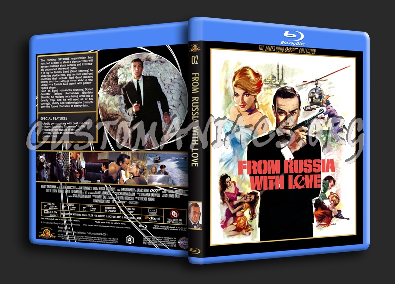 From Russia With Love blu-ray cover