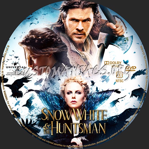 Snow White & The Huntsman dvd label