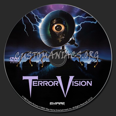 TerrorVision dvd label