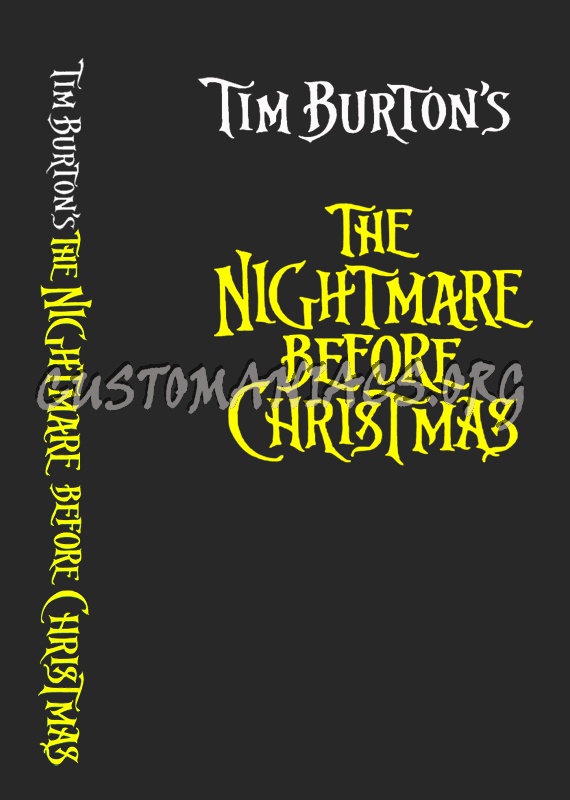 The Nightmare Before Christmas - DVD Covers & Labels by Customaniacs ...