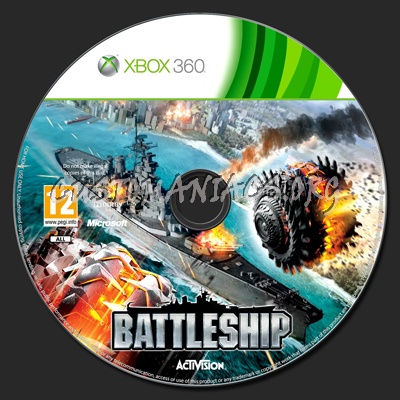 Battleship dvd label