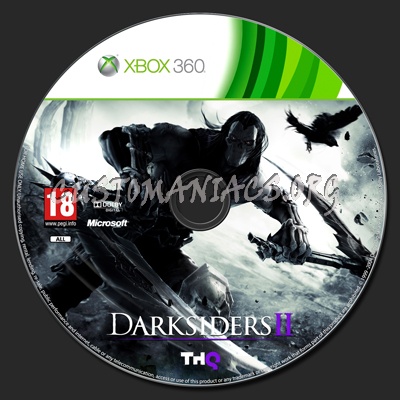 Darksiders II dvd label