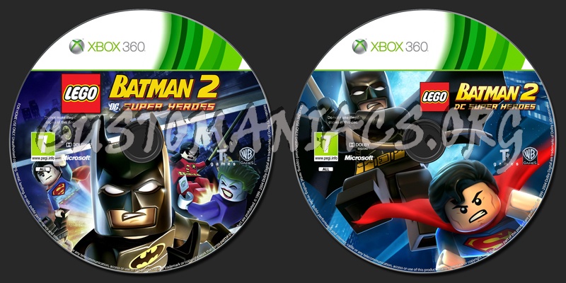 LEGO Batman 2: DC Super Heroes dvd label