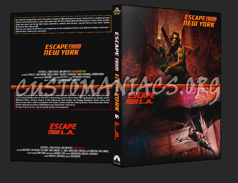 Escape from New York / Escape from L.A. dvd cover