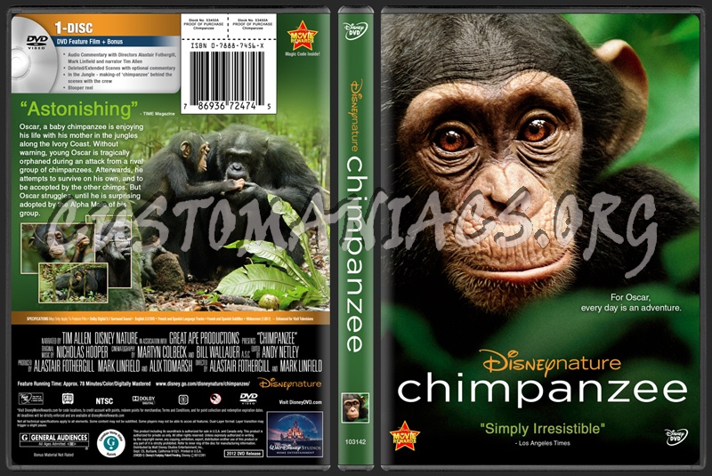 Chimpanzee dvd cover