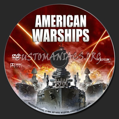 American Warships dvd label