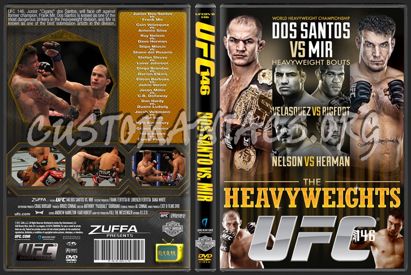 UFC 146 Dos Santos vs Mir dvd cover