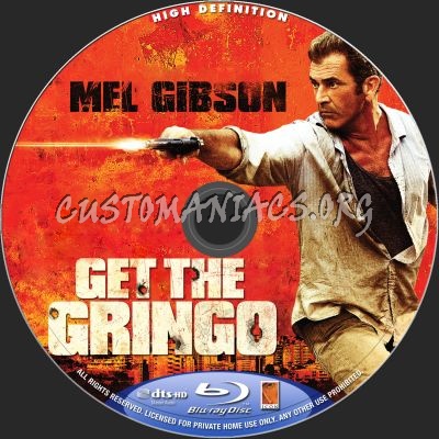 Get The Gringo blu-ray label