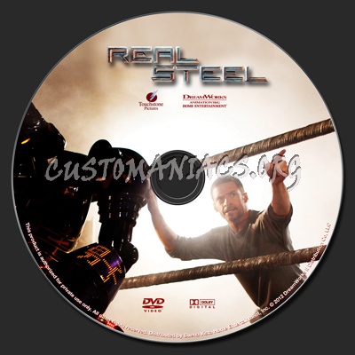 Real Steel dvd label